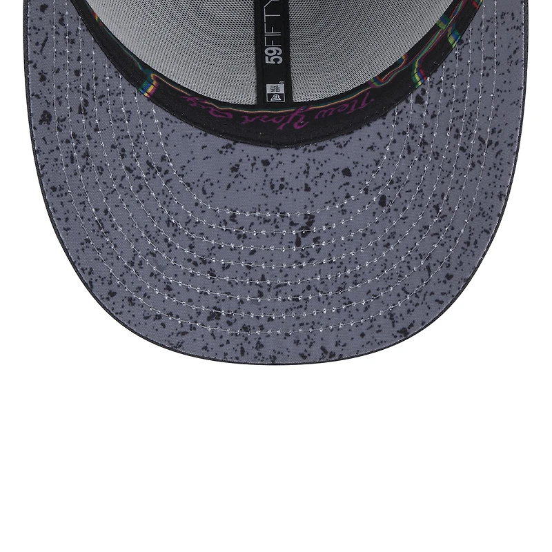 Casquette ajustée 59FIFTY New Era Graphite York Mets 2024 City Connect Low Profile pour homme