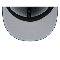 Casquette ajustée New Era 59FIFTY pour homme, gris/bleu royal, entraînement au bâton York Mets 2025
