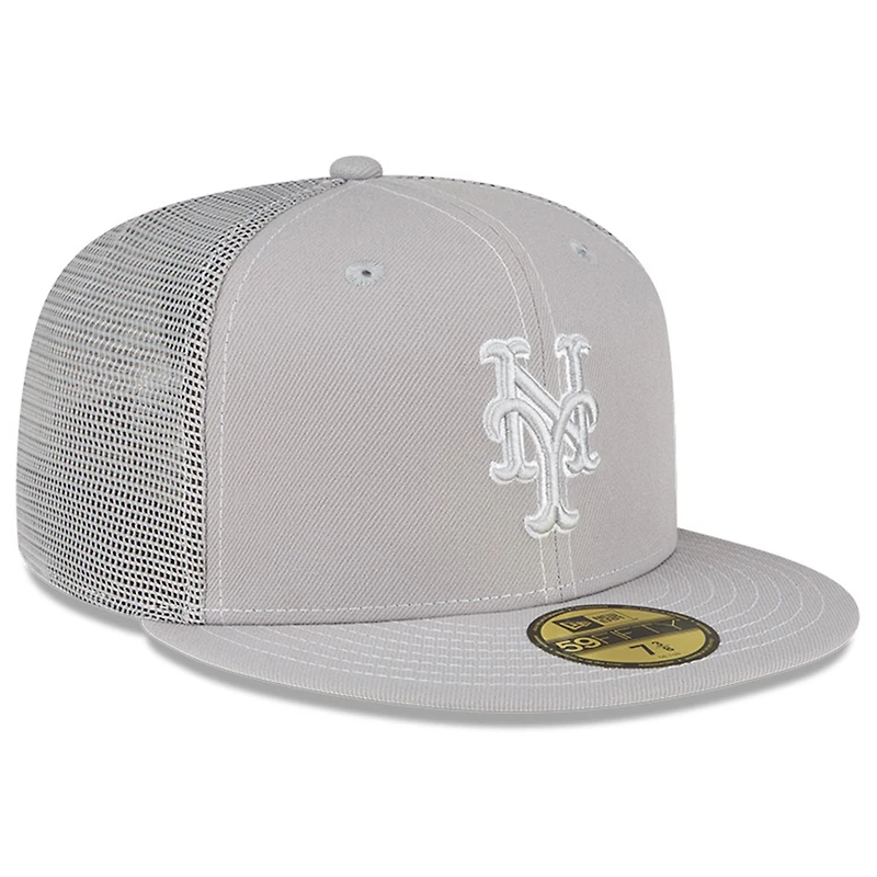 Casquette ajustée New Era York Mets 2023 On-Field Batting Practice 59FIFTY pour homme