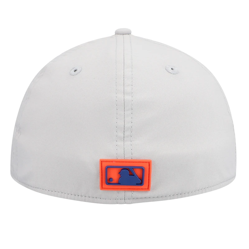 Casquette New Era Flex grise pour homme York Mets 2026 Clubhouse Alternate 39THIRTY