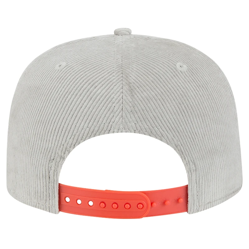 Men's New Era Gray New York Mets Corduroy Golfer Snapback Hat