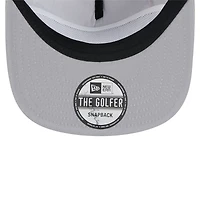 Casquette de golf à visière snapback en velours côtelé gris New Era pour homme des New York Mets