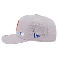 Men's New Era Gray New York Mets Laser Perforated 9SEVENTY Adjustable Hat