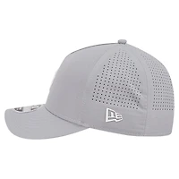 Casquette ajustable New Era grise New York Mets Micro Logo 9FORTY M-Crown A-Frame pour homme