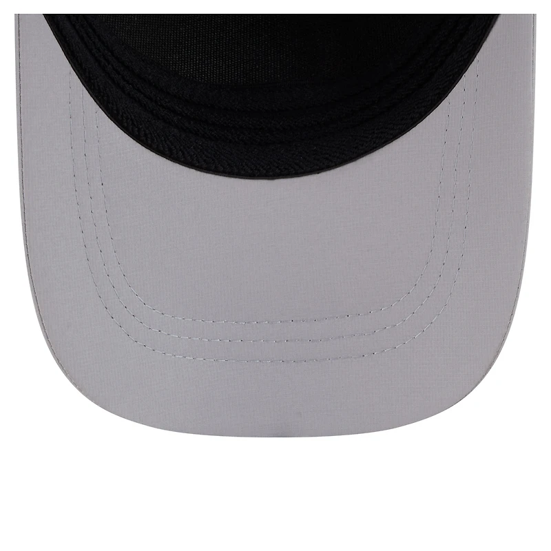 Casquette New Era grise pour homme, écusson des Mets de York, modèle 39THIRTY, monture A, couronne M, perforée et flexible