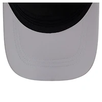Casquette New Era grise pour homme, écusson des Mets de York, modèle 39THIRTY, monture A, couronne M, perforée et flexible