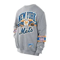 Sweat-shirt New Era Sport Classics gris pour homme