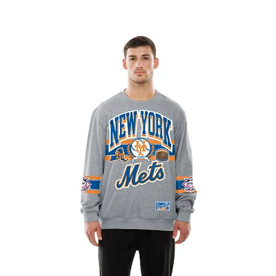 Sweat-shirt New Era Sport Classics gris pour homme