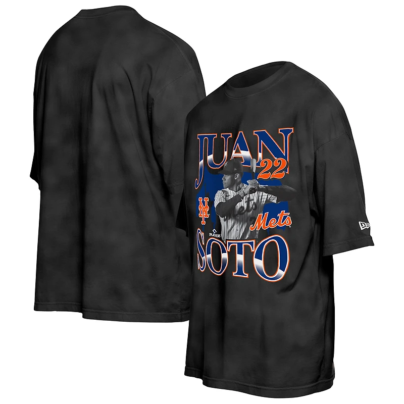 T-shirt noir New Era Juan Soto pour homme des York Mets Batter Up Player