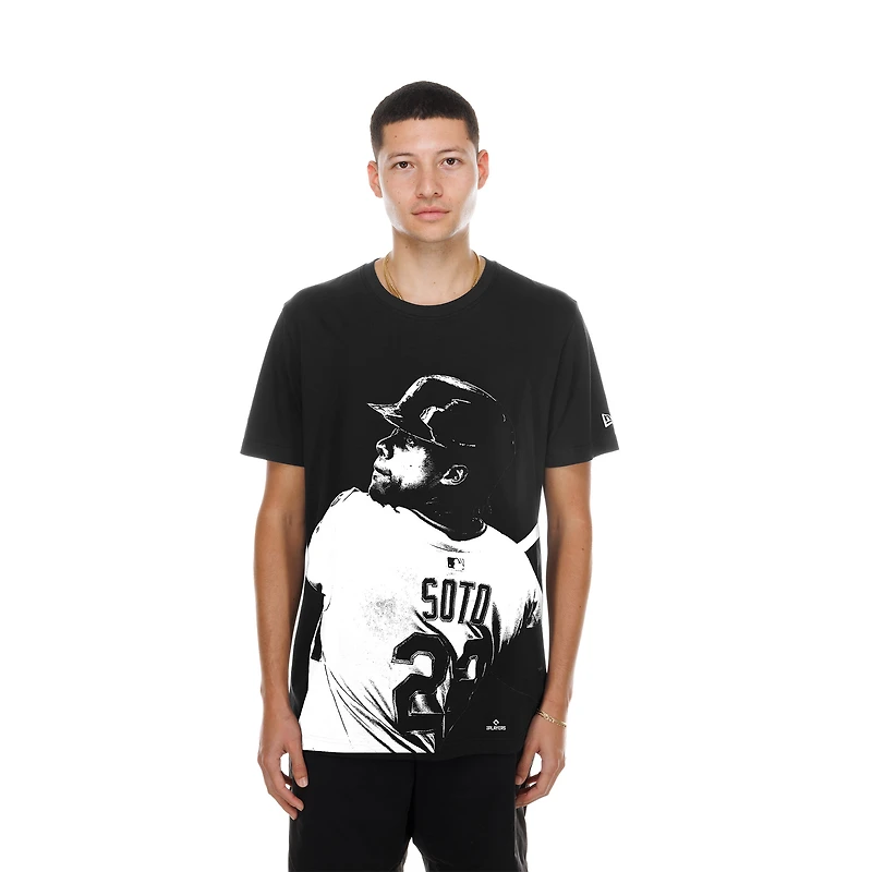 Men's New Era Juan Soto Black York Mets Oversized Graphic T-Shirt