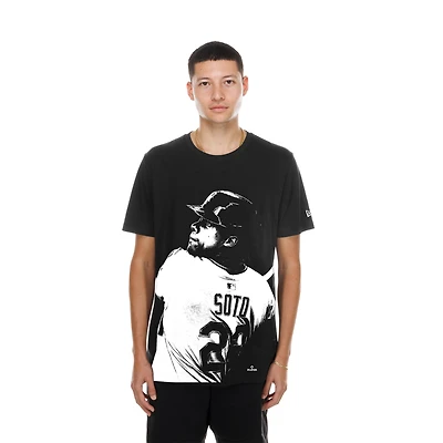 Men's New Era Juan Soto Black York Mets Oversized Graphic T-Shirt