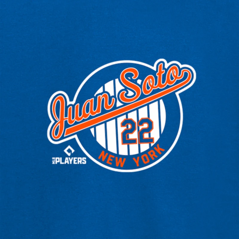 T-shirt de joueur cartes New Era Juan Soto bleu York Mets pour homme