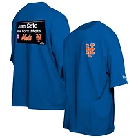 Men's New Era Juan Soto Blue York Mets Sign Player T-Shirt
