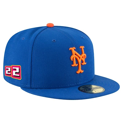 Casquette ajustée New Era Juan Soto Royal York Mets 2025 Player’s Weekend 59FIFTY pour homme