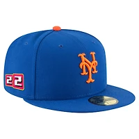 Casquette ajustée New Era Juan Soto Royal York Mets 2025 Player’s Weekend 59FIFTY pour homme