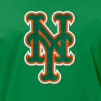T-shirt à logo trèfle de la Saint-Patrick des Mets New York Kelly Green pour homme Era