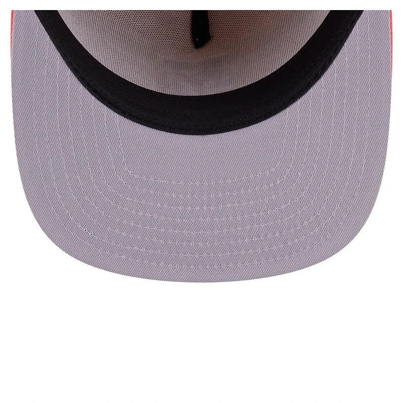 Men's New Era Light Beige/Coral York Mets Two-Tone Color Pack A-Frame 59FIFTY Fitted Hat