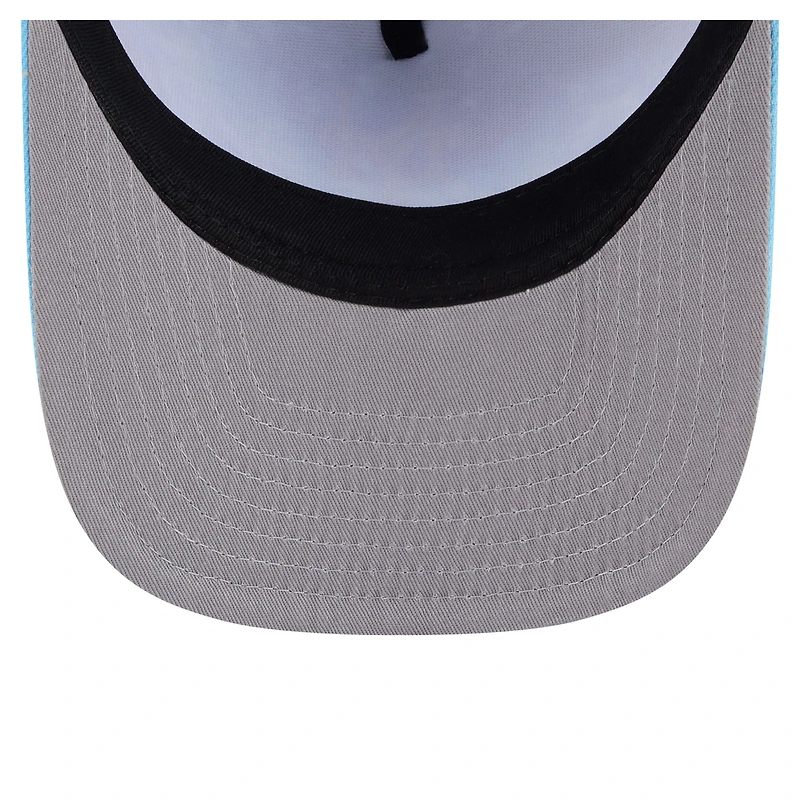 Men's New Era Light Blue New York Mets Deep Water Pre-Curved 9FIFTY A-Frame Snapback Hat