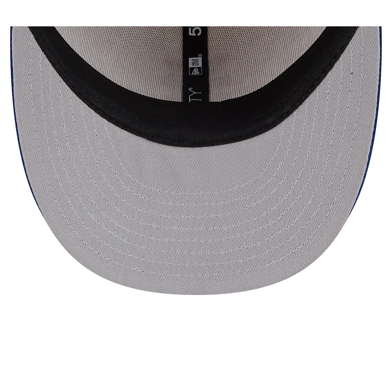 Men's New Era Natural/Royal York Mets Twine 59FIFTY Fitted Hat