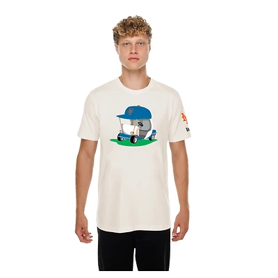 Men's New Era Natural York Mets Golf Mascot T-Shirt