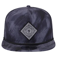 Men's New Era Navy New York Mets Printed Golfer Snapback Hat
