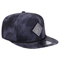 Casquette de golf à visière snapback New Era bleu marine New York Mets pour homme
