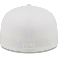 Men's New Era York Mets White on 59FIFTY Fitted Hat