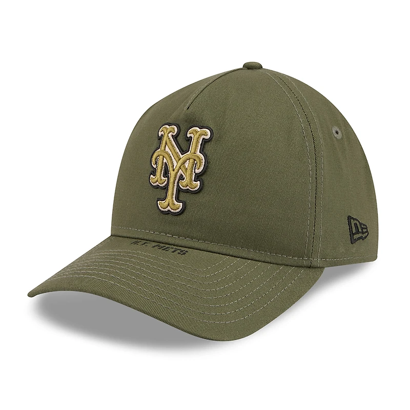 Men's New Era Olive New York Mets 2026 Armed Forces Day 9TWENTY Adjustable Hat