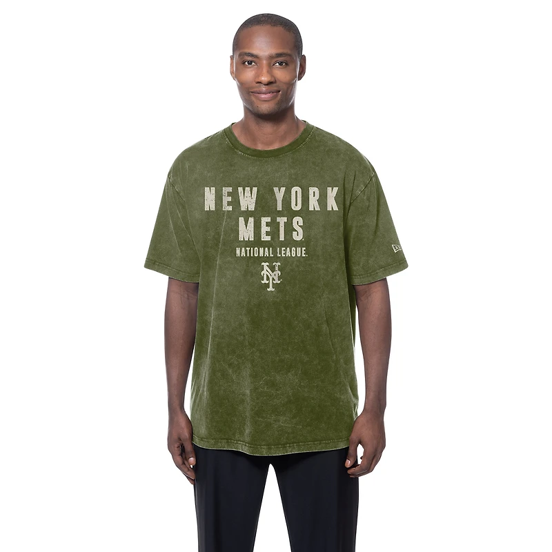 Men's New Era  Olive York Mets 2026 Armed Forces Day T-Shirt