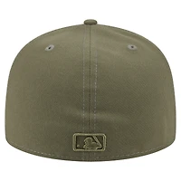 Casquette ajustée A-Frame 59FIFTY olive New Era pour homme