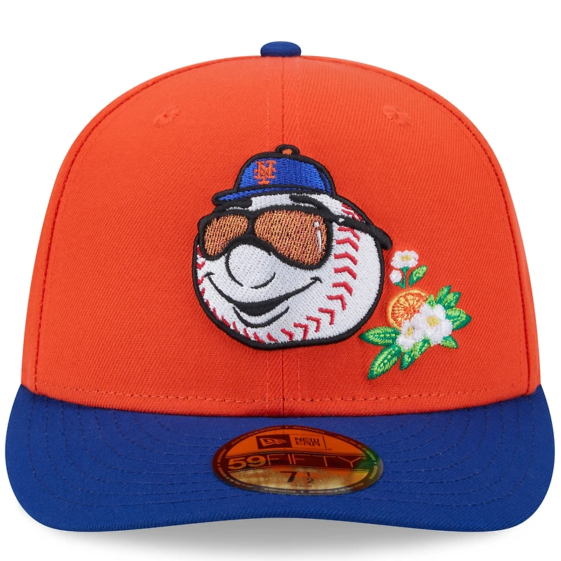 Men's New Era Orange/Royal York Mets 2026 Spring Training 59FIFTY Fitted Hat
