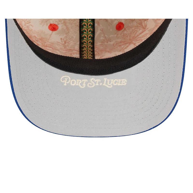 Men's New Era Orange/Royal New York Mets 2026 Spring Training 9SEVENTY Adjustable Hat