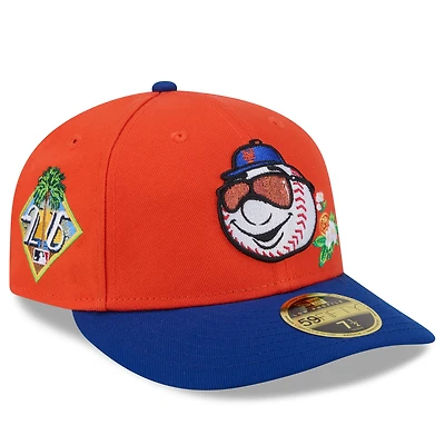 Men's New Era  Orange/Royal York Mets 2026 Spring Training Low Profile 59FIFTY Fitted Hat