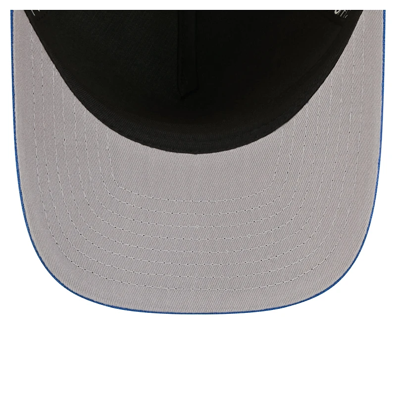 Men's New Era  Royal/Natural New York Mets Grained 9FIFTY A-Frame Trucker Adjustable Hat
