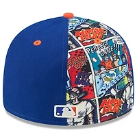 Men's New Era Royal/Orange York Mets 2025 MLB Diamond Hero Edition Low Profile 59FIFTY Fitted Hat