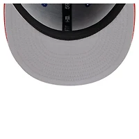 Men's New Era Royal/Orange York Mets Retro Pattern 59FIFTY Fitted Hat