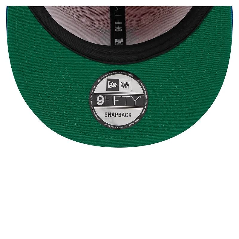 Men's New Era Royal/Orange New York Mets Retro Split Corduroy Snapback Hat