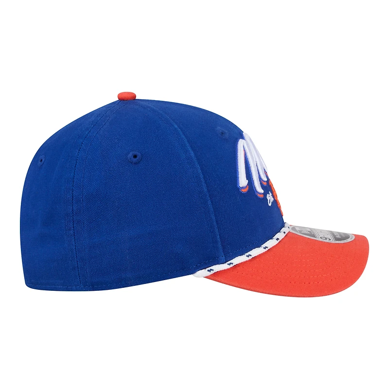 Men's New Era Royal/Orange New York Mets Team Loyal 9FORTY M-Crown Adjustable Hat
