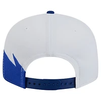 Casquette Snapback New Era Jagged 9FIFTY pour homme, bleu royal/blanc, New York Mets