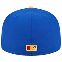 Men's New Era  Royal/Yellow York Mets Empire 59FIFTY Fitted Hat