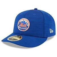 Casquette ajustée 59FIFTY à profil bas Royal New York Mets 2023 Clubhouse de Era pour homme