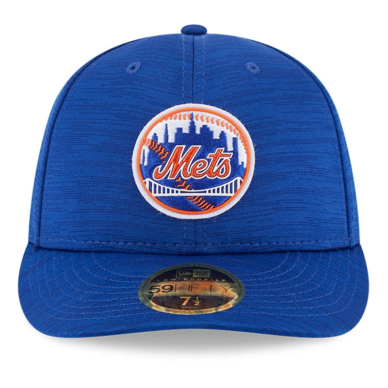 Casquette ajustée 59FIFTY à profil bas Royal New York Mets 2023 Clubhouse de Era pour homme