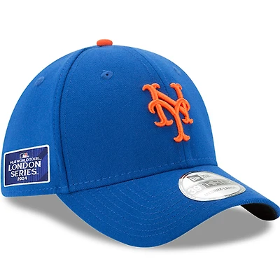 Casquette flexible 39THIRTY New Era Royal York Mets 2024 MLB World Tour pour homme : London Series