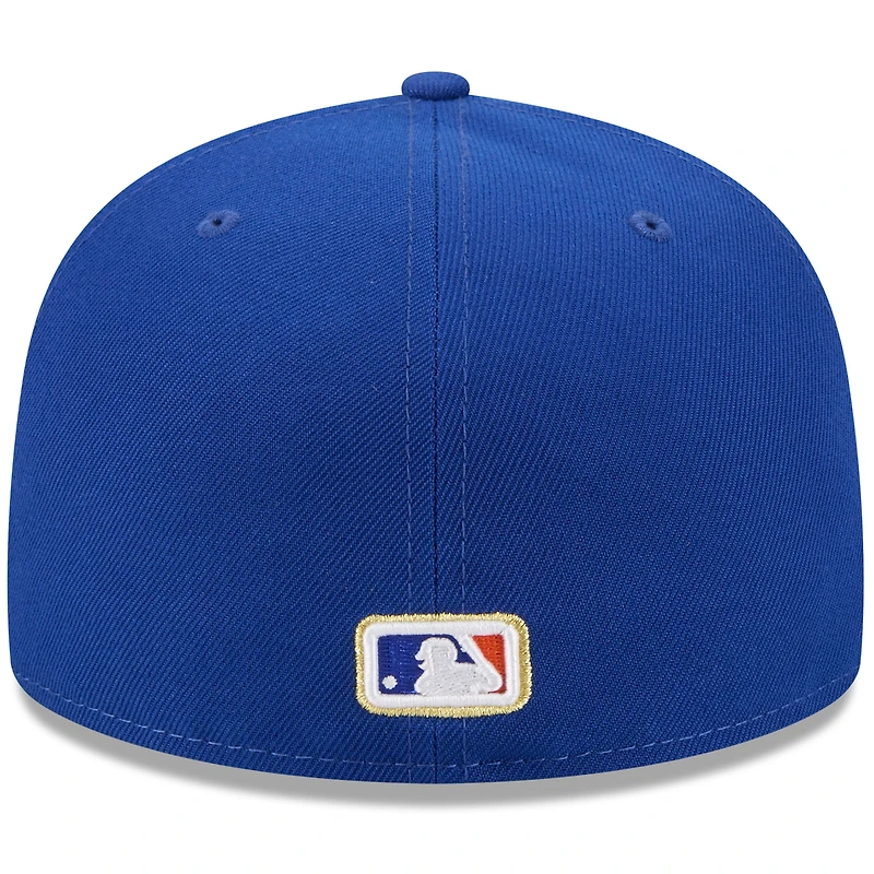 Men's New Era Royal York Mets 2025 59FIFTY Day Fitted Hat with Pins