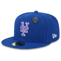 Casquette ajustée New Era Royal York Mets 2025 Big League Chew 59FIFTY pour homme