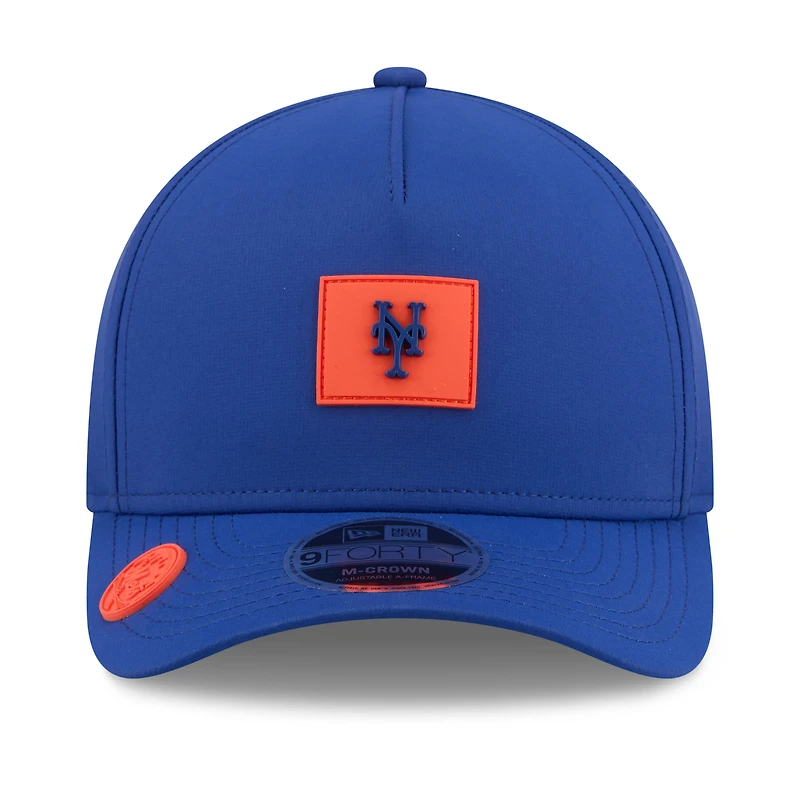 Casquette ajustable New Era Royal New York Mets 2026 Clubhouse 9FORTY A-Frame pour homme