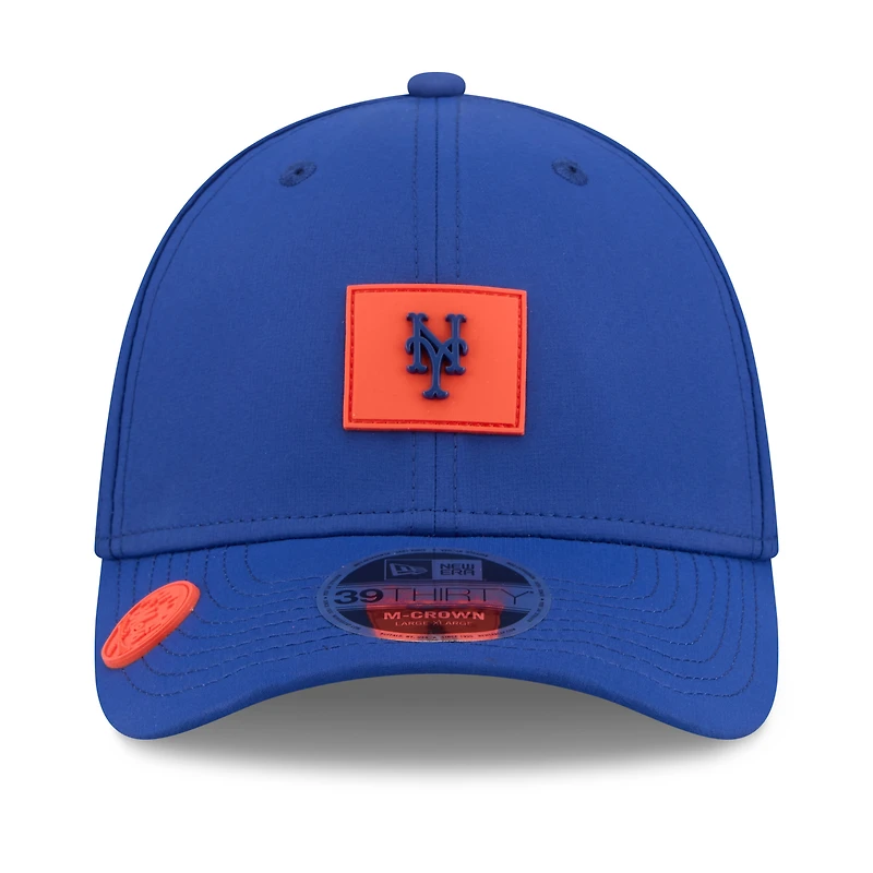 Casquette New Era Royal York Mets 2026 Clubhouse M-Crown 39THIRTY Flex pour homme