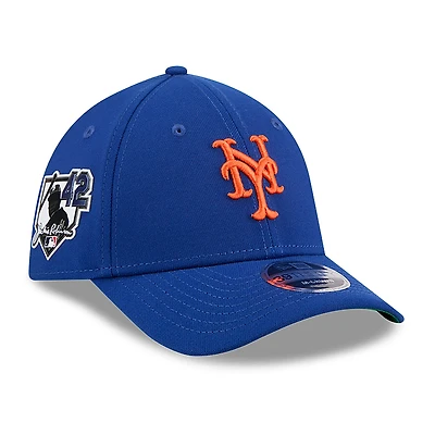 Men's New Era Royal York Mets 2026 Jackie Robinson Day 39THIRTY M-Crown Flex Hat