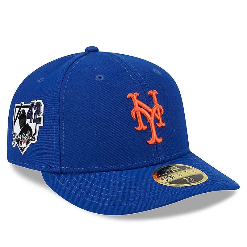 Casquette ajustée New Era Royal York Mets 2026 Jackie Robinson Day 59FIFTY pour homme