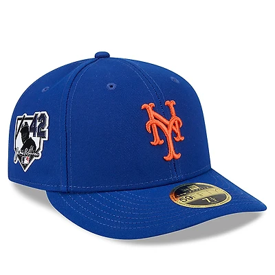 Casquette ajustée New Era Royal York Mets 2026 Jackie Robinson Day 59FIFTY pour homme